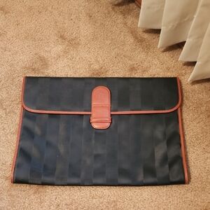 Fendi Large Vintage Portfolio Clutch Bag
